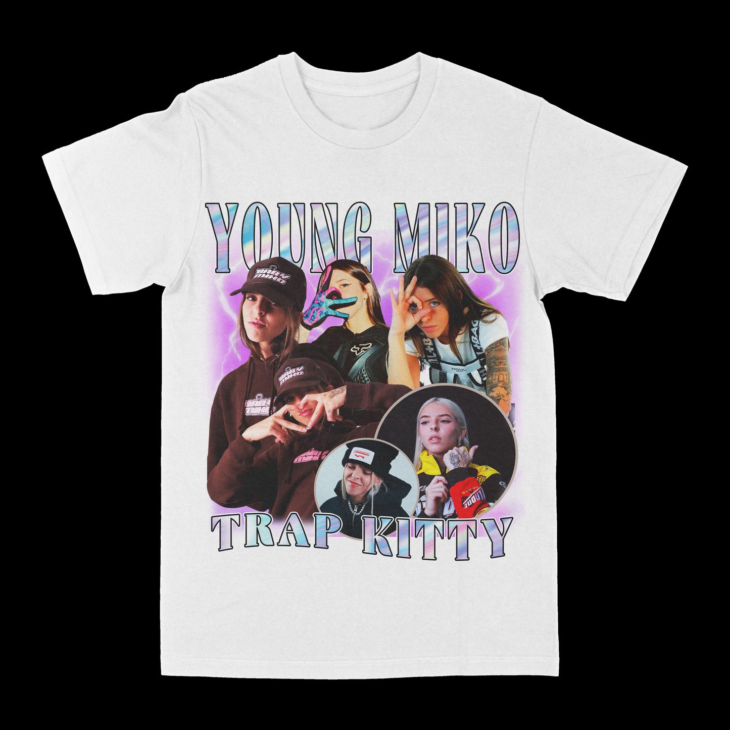 Young Miko "Trap Kitty" Graphic Tee Style001