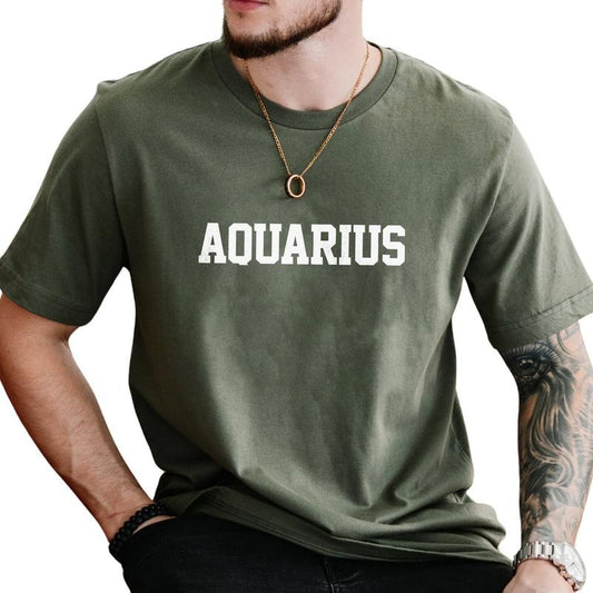 Zodiac Graphic Tee, Zodiac Men Shirt, Astrology Lovers Vintage Shirt, Aries Taurus Gemini Cancer Leo Virgo Libra Scorpio Sagittarius Capricorn Aquarius Pisces Tee, Zodiac Lovers Shirt, Gift For Him, Soft Cotton Fabric Relaxed Fit Style