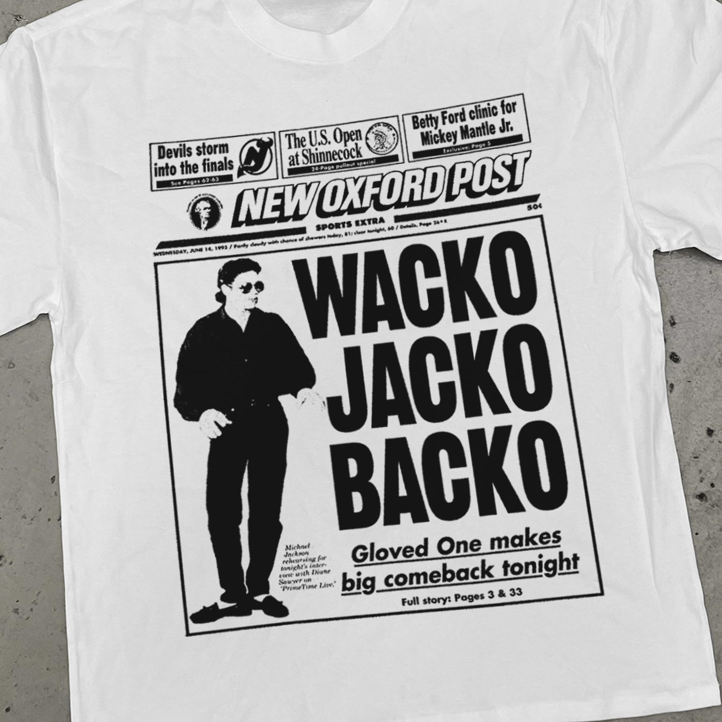 1995 'WACKO JACKO BACKO' HEAVYWEIGHT HEADLINE TEE