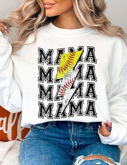 Mama of Both Sweatshirt, Softball Mom and Baseball Mom Sweatshirt, Softball/baseball mom, mama softball/baseball  T-shirt, sweater and Hoodie