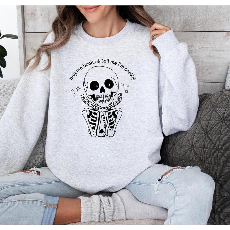 buy me books & tell me i'm pretty GILDAN unisex sweatshirt