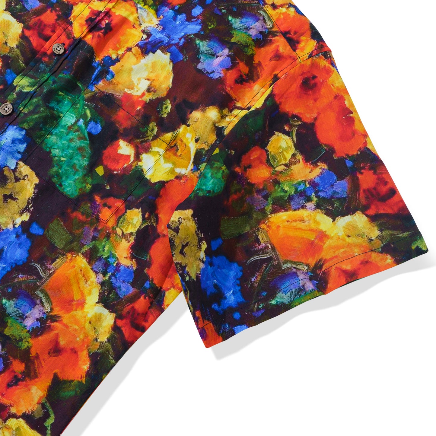 1950s Hawaiian Shirt For Men Flower Print Button-down Shirt Short Sleeve 100% Cotton Aloha Shirt Wild And Unrestrained