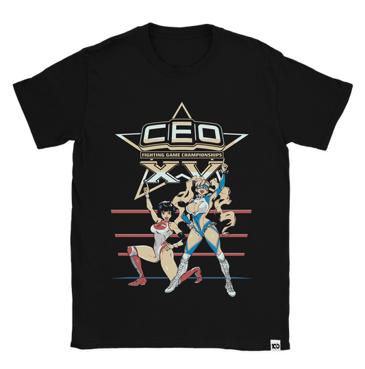 ***FINAL SALE*** STREET FIGHTER - 'CEO Tag Team Showtime' T-Shirt - Black