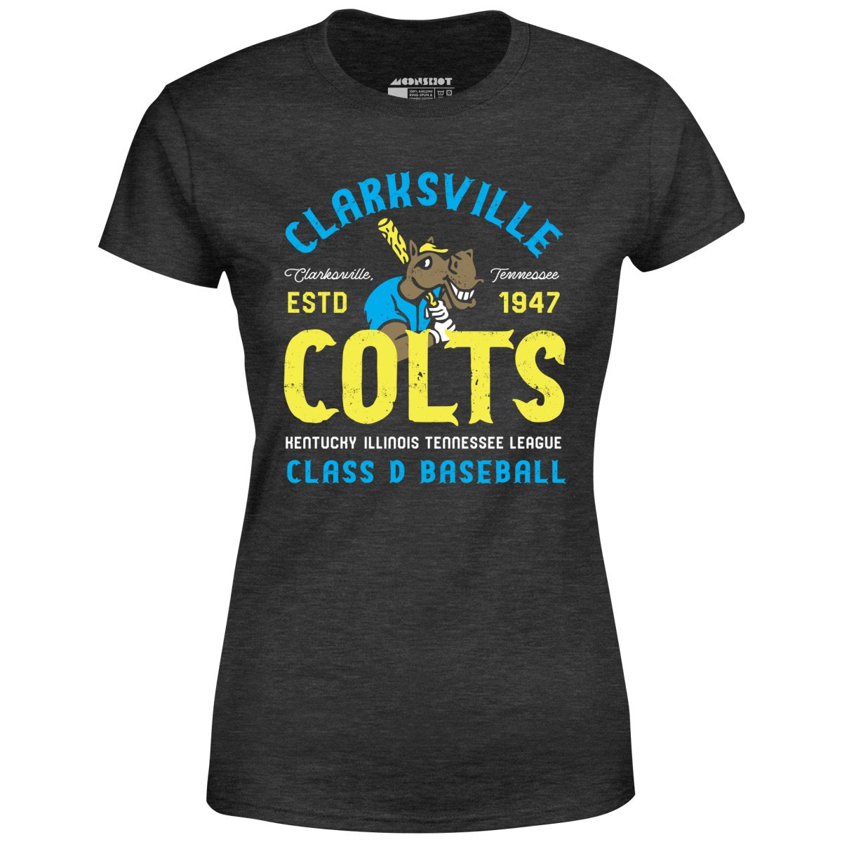 Clarksville Colts - Tennessee - Vintage Defunct Baseball Teams - Women's T-Shirt