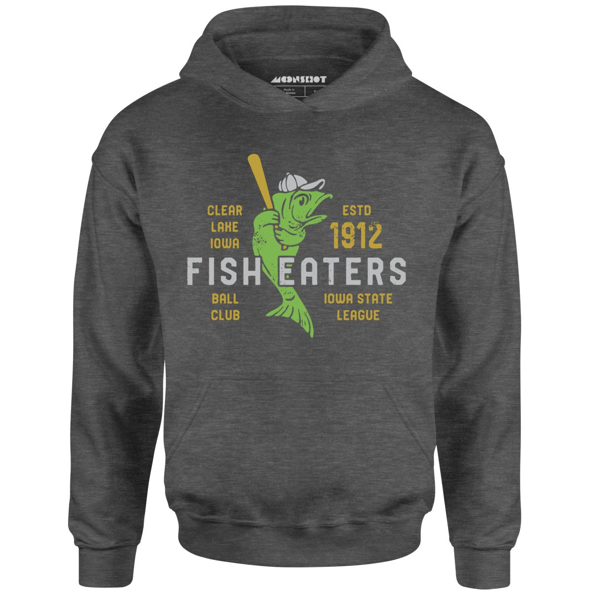 Clear Lake Fish Eaters - Iowa - Vintage Defunct Baseball Teams - Unisex Hoodie