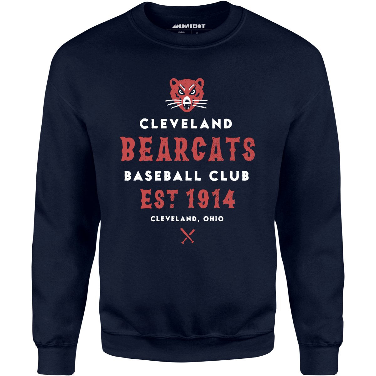 Cleveland Bearcats - Ohio - Vintage Defunct Baseball Teams - Unisex Sweatshirt