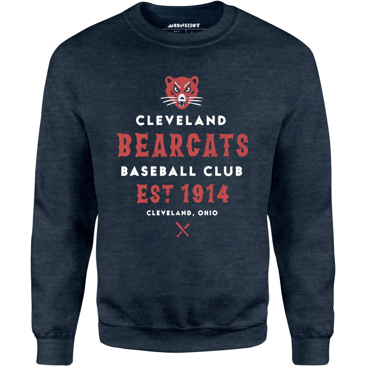 Cleveland Bearcats - Ohio - Vintage Defunct Baseball Teams - Unisex Sweatshirt