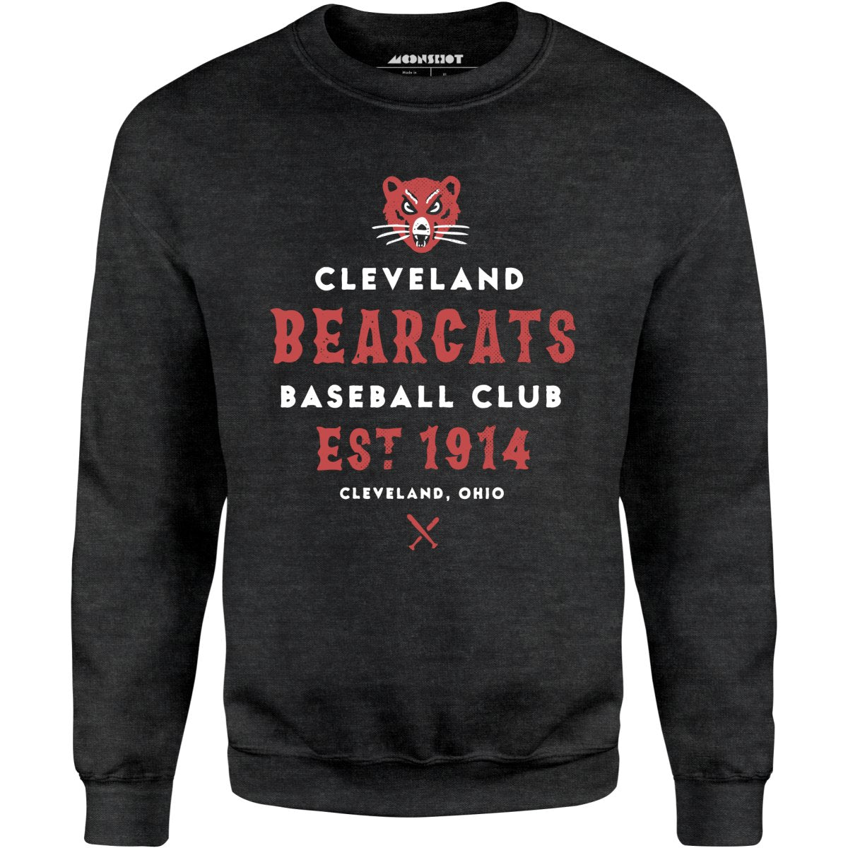 Cleveland Bearcats - Ohio - Vintage Defunct Baseball Teams - Unisex Sweatshirt