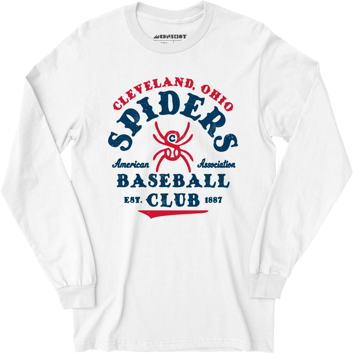 Cleveland Spiders - Ohio - Vintage Defunct Baseball Teams - Long Sleeve T-Shirt