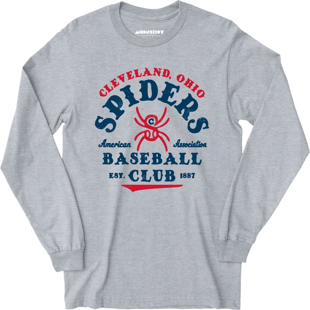 Cleveland Spiders - Ohio - Vintage Defunct Baseball Teams - Long Sleeve T-Shirt