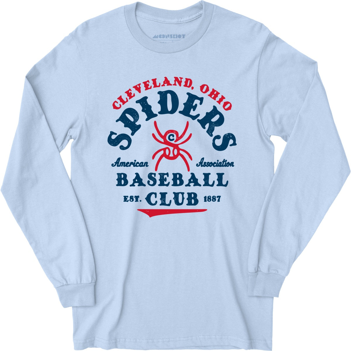 Cleveland Spiders - Ohio - Vintage Defunct Baseball Teams - Long Sleeve T-Shirt