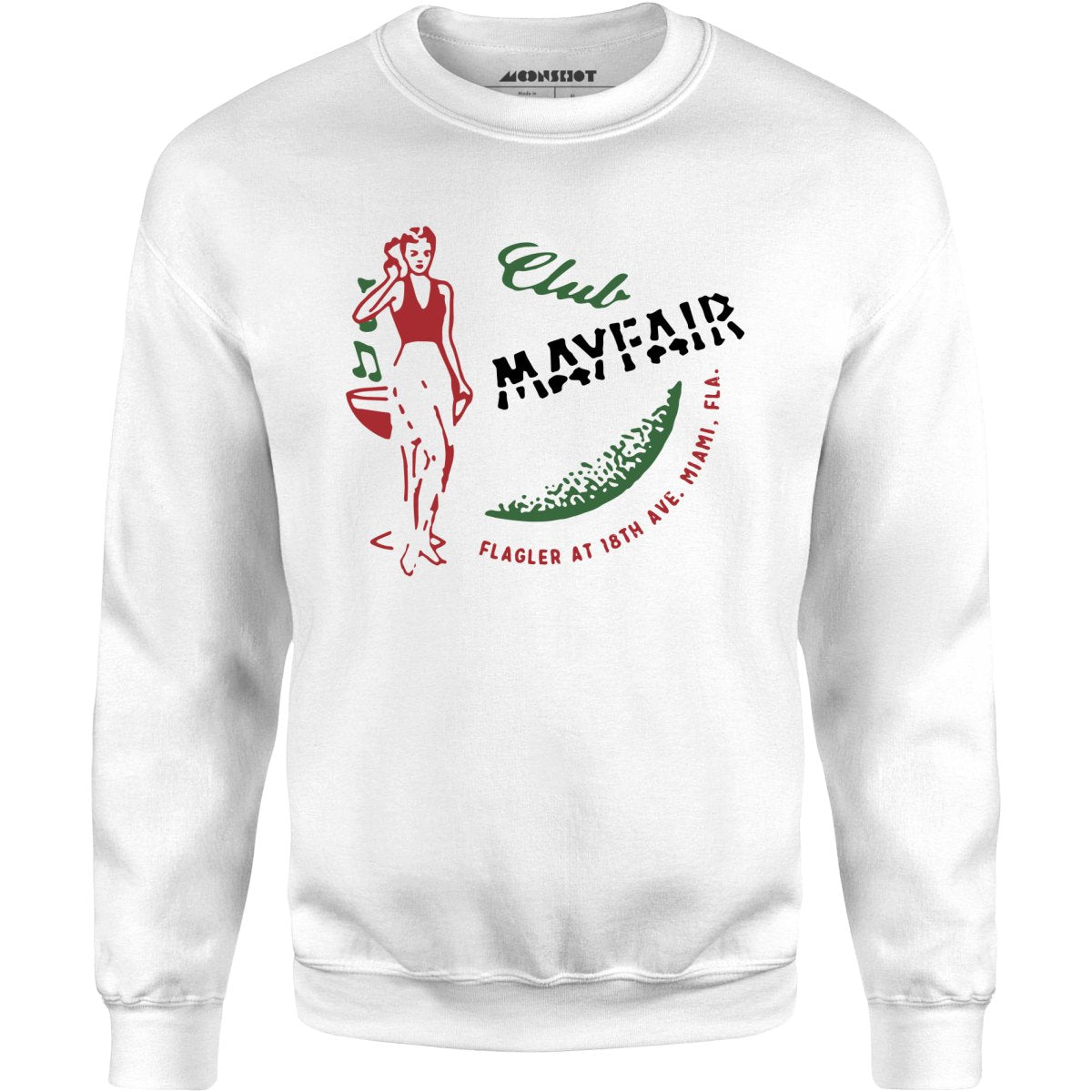 Club Mayfair - Miami, FL - Vintage Restaurant - Unisex Sweatshirt