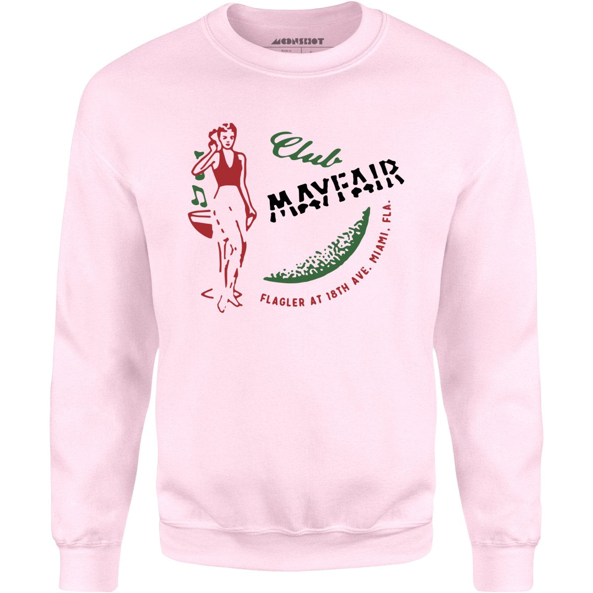 Club Mayfair - Miami, FL - Vintage Restaurant - Unisex Sweatshirt