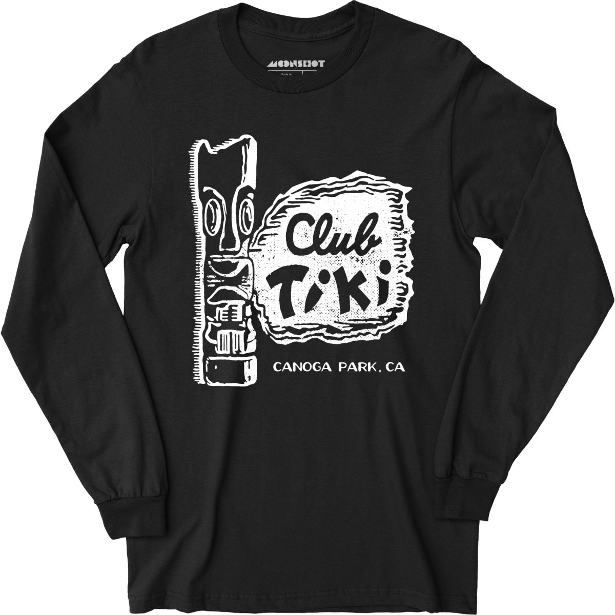 Club Tiki - Canoga Park, CA - Vintage Tiki Bar - Long Sleeve T-Shirt