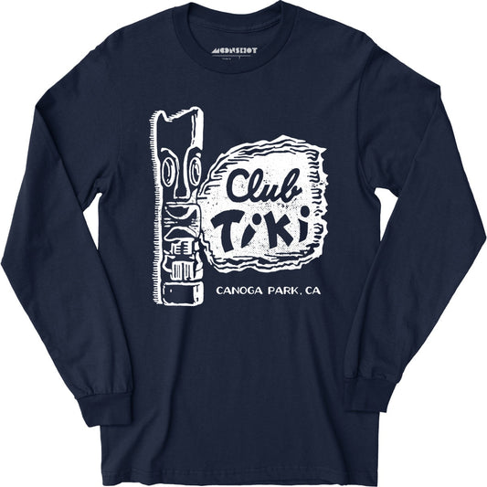 Club Tiki - Canoga Park, CA - Vintage Tiki Bar - Long Sleeve T-Shirt