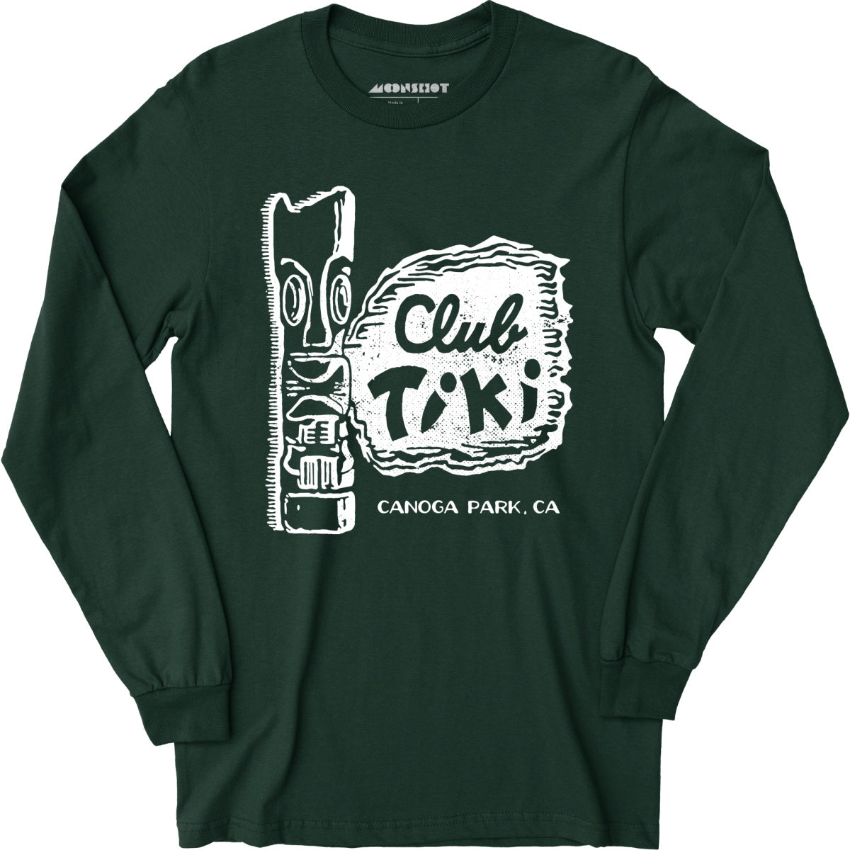 Club Tiki - Canoga Park, CA - Vintage Tiki Bar - Long Sleeve T-Shirt