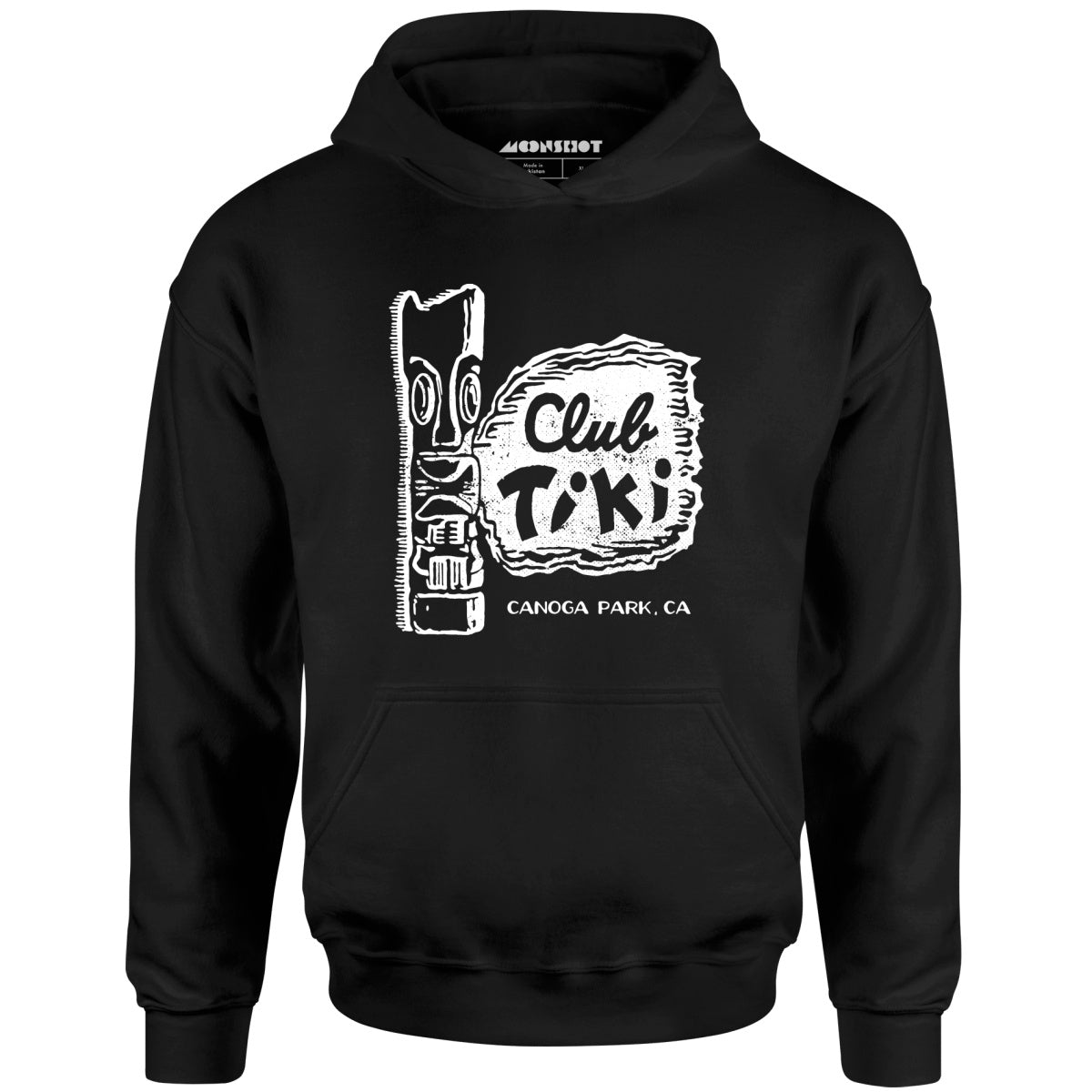 Club Tiki - Canoga Park, CA - Vintage Tiki Bar - Unisex Hoodie