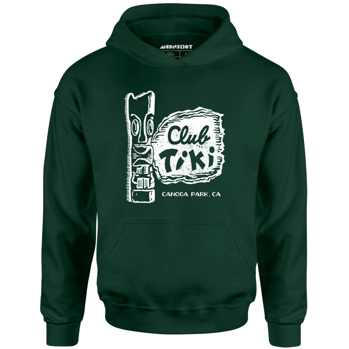 Club Tiki - Canoga Park, CA - Vintage Tiki Bar - Unisex Hoodie