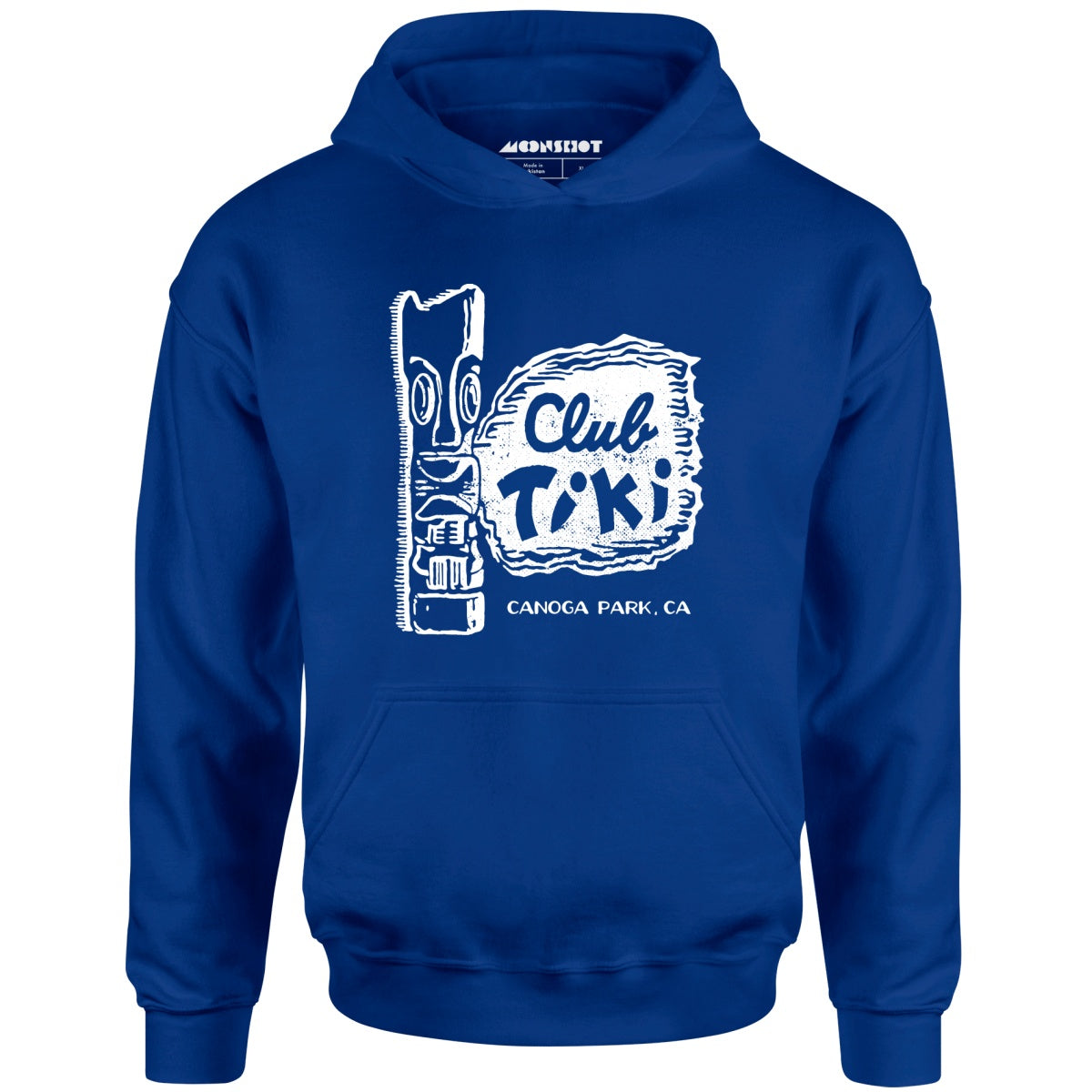 Club Tiki - Canoga Park, CA - Vintage Tiki Bar - Unisex Hoodie