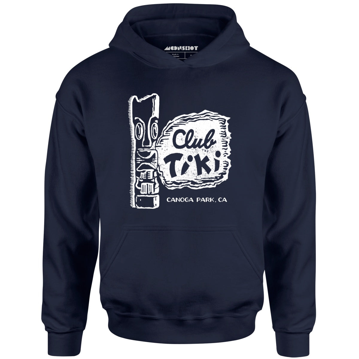 Club Tiki - Canoga Park, CA - Vintage Tiki Bar - Unisex Hoodie