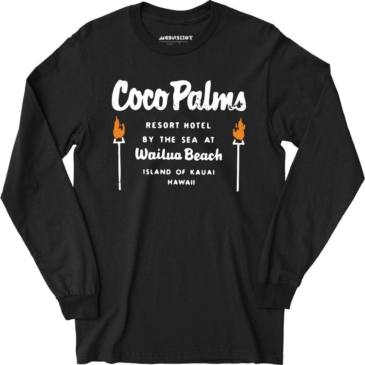 Coco Palms - Hawaii - Vintage Tiki Bar - Long Sleeve T-Shirt