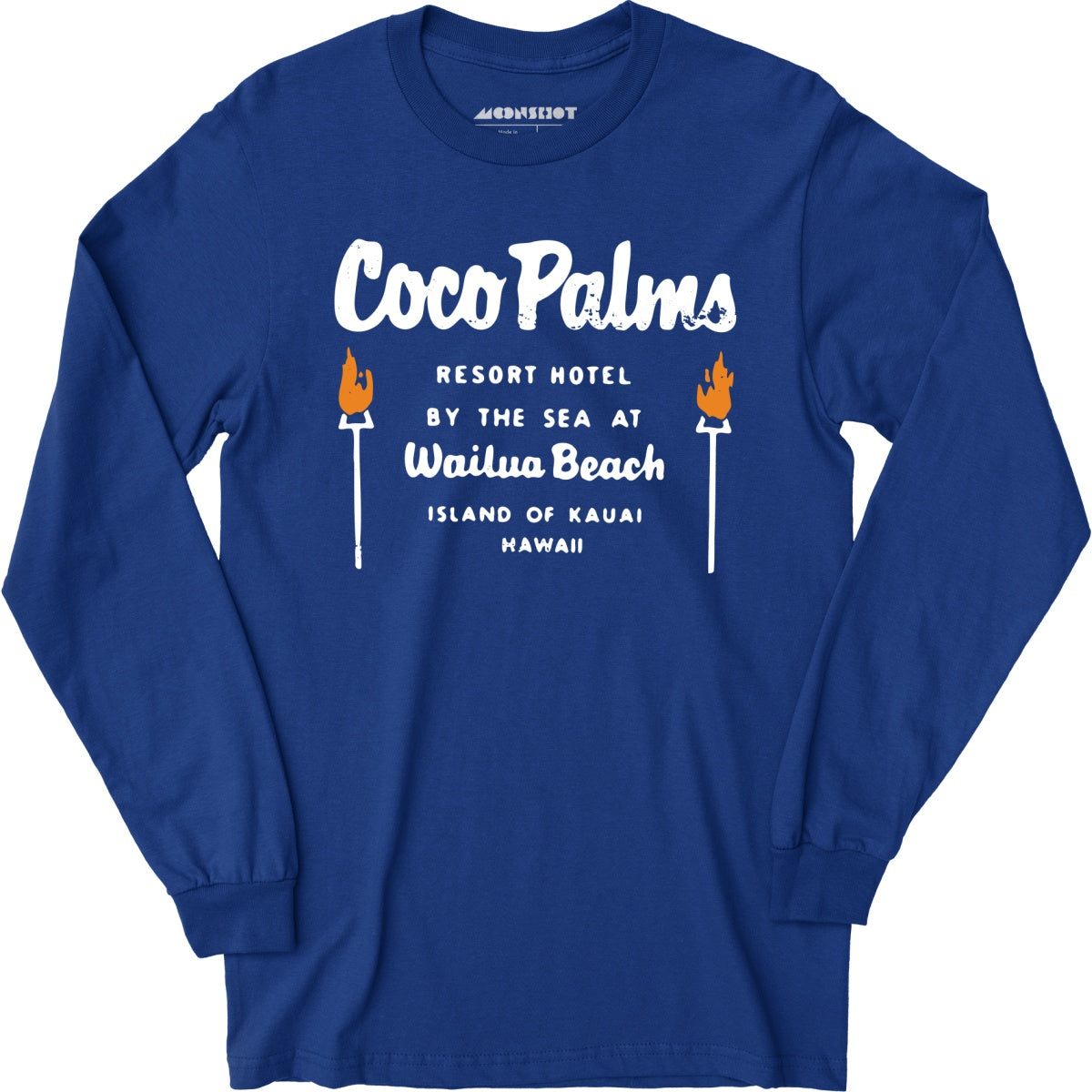 Coco Palms - Hawaii - Vintage Tiki Bar - Long Sleeve T-Shirt