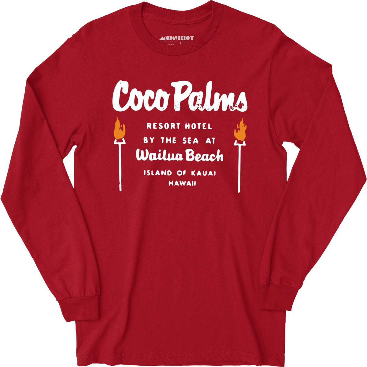 Coco Palms - Hawaii - Vintage Tiki Bar - Long Sleeve T-Shirt