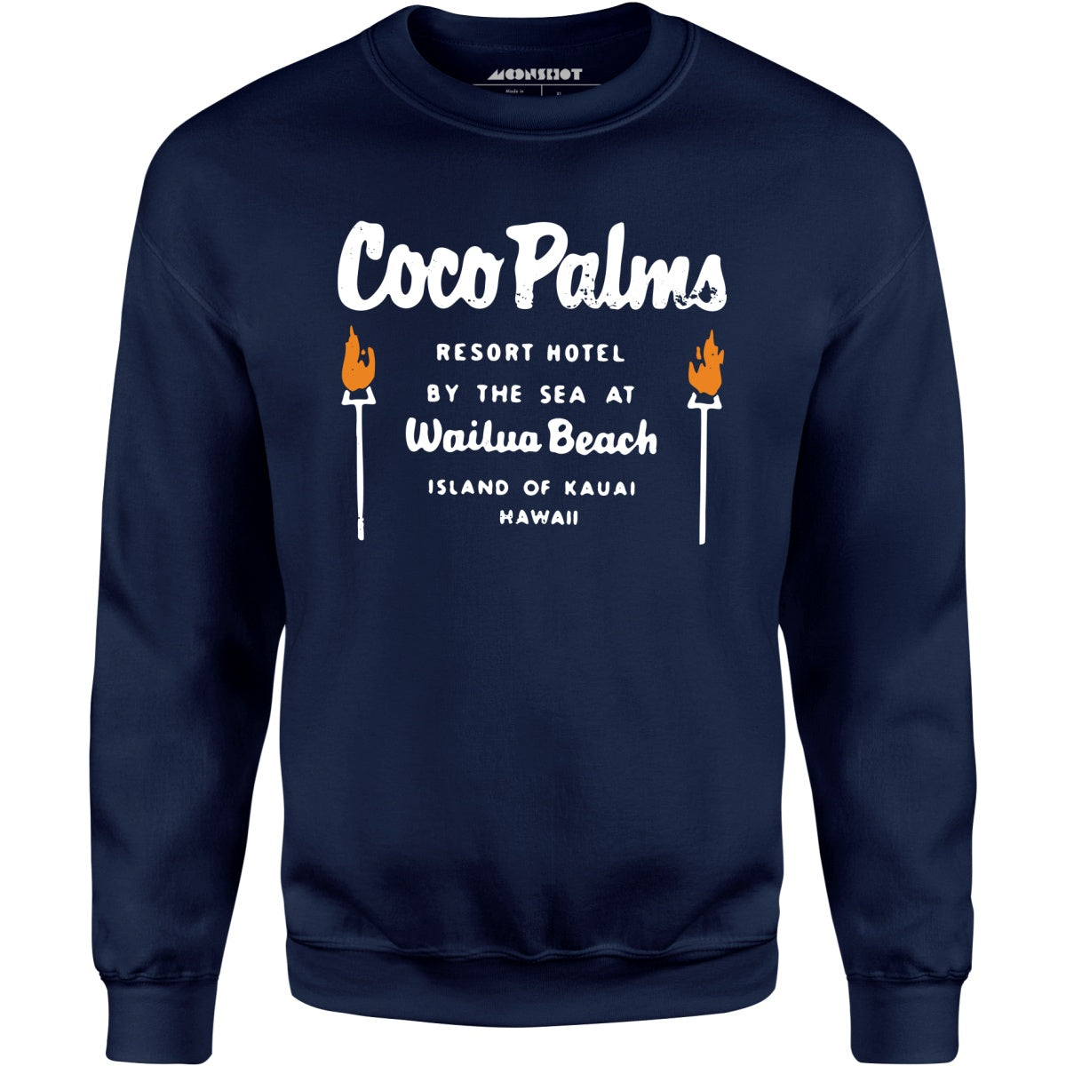 Coco Palms - Hawaii - Vintage Tiki Bar - Unisex Sweatshirt