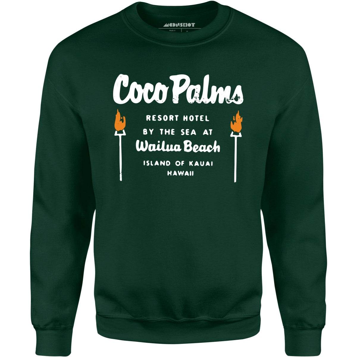 Coco Palms - Hawaii - Vintage Tiki Bar - Unisex Sweatshirt
