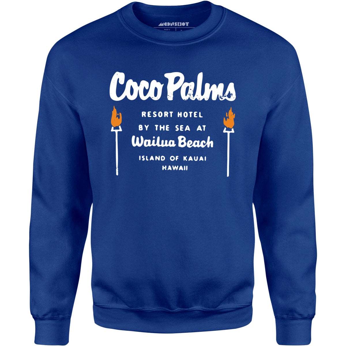 Coco Palms - Hawaii - Vintage Tiki Bar - Unisex Sweatshirt
