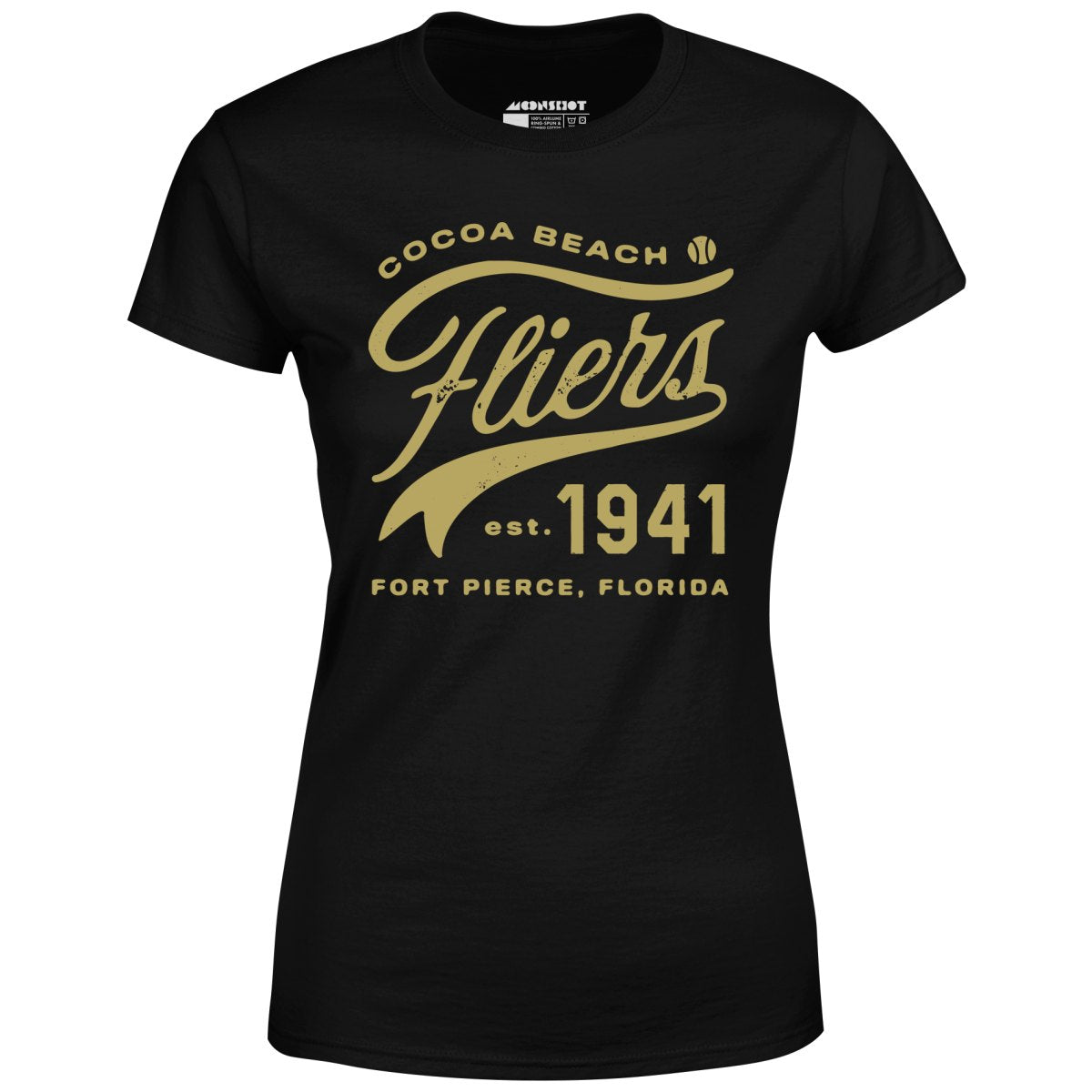 Cocoa Beach Fliers - Florida - Vintage Defunct Baseball Teams - Women's T-Shirt