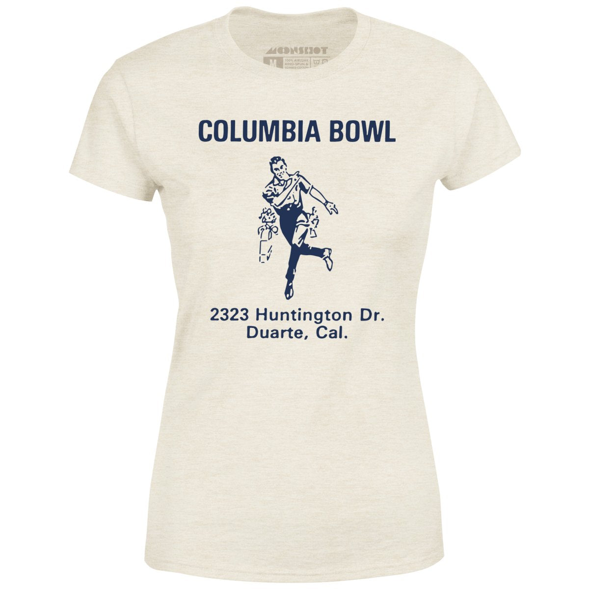 Columbia Bowl - Duarte, CA - Vintage Bowling Alley - Women's T-Shirt
