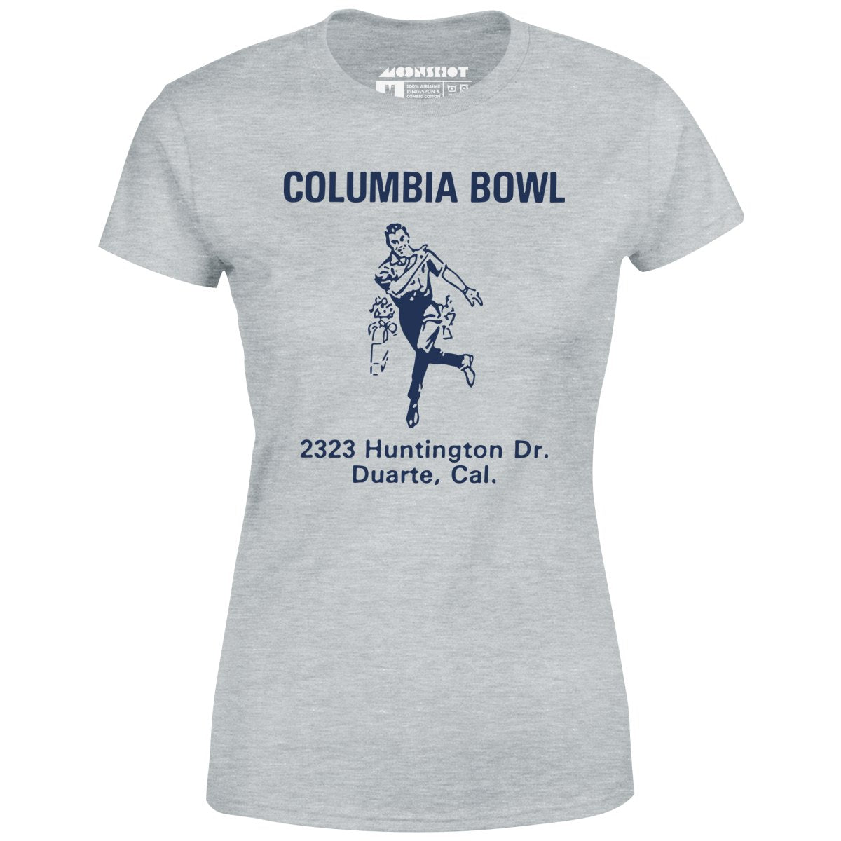 Columbia Bowl - Duarte, CA - Vintage Bowling Alley - Women's T-Shirt