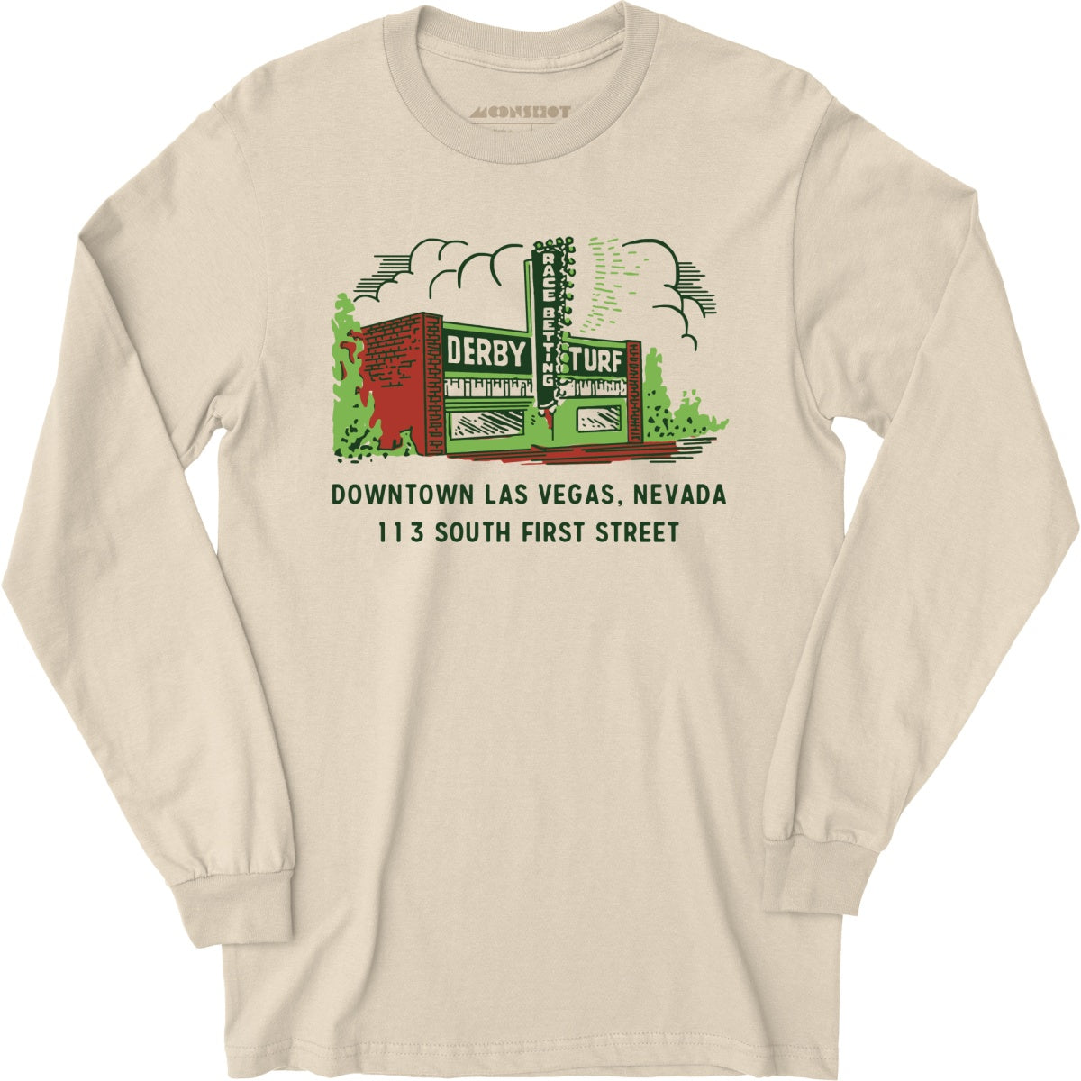 Derby Turf Club - Vintage Las Vegas - Long Sleeve T-Shirt