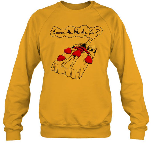Cream Dream Excuse Me Who Are You Crewneck Sweatshirt