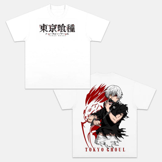 KANEKI KEN ANIME INSPIRED VINTAGE TEEä¸¨TOKYO GHOUL-[DS]