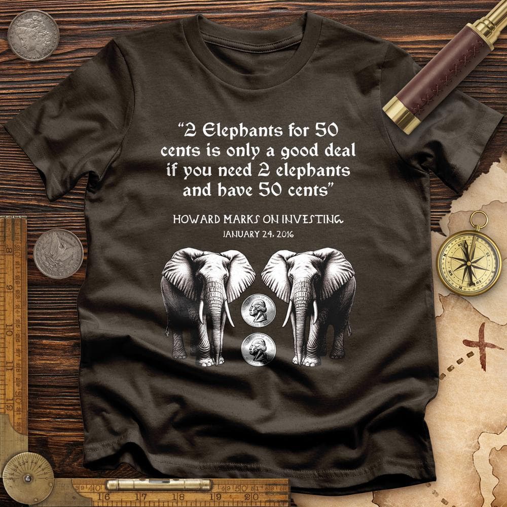 2 Elephants for 50 Cents T-Shirt