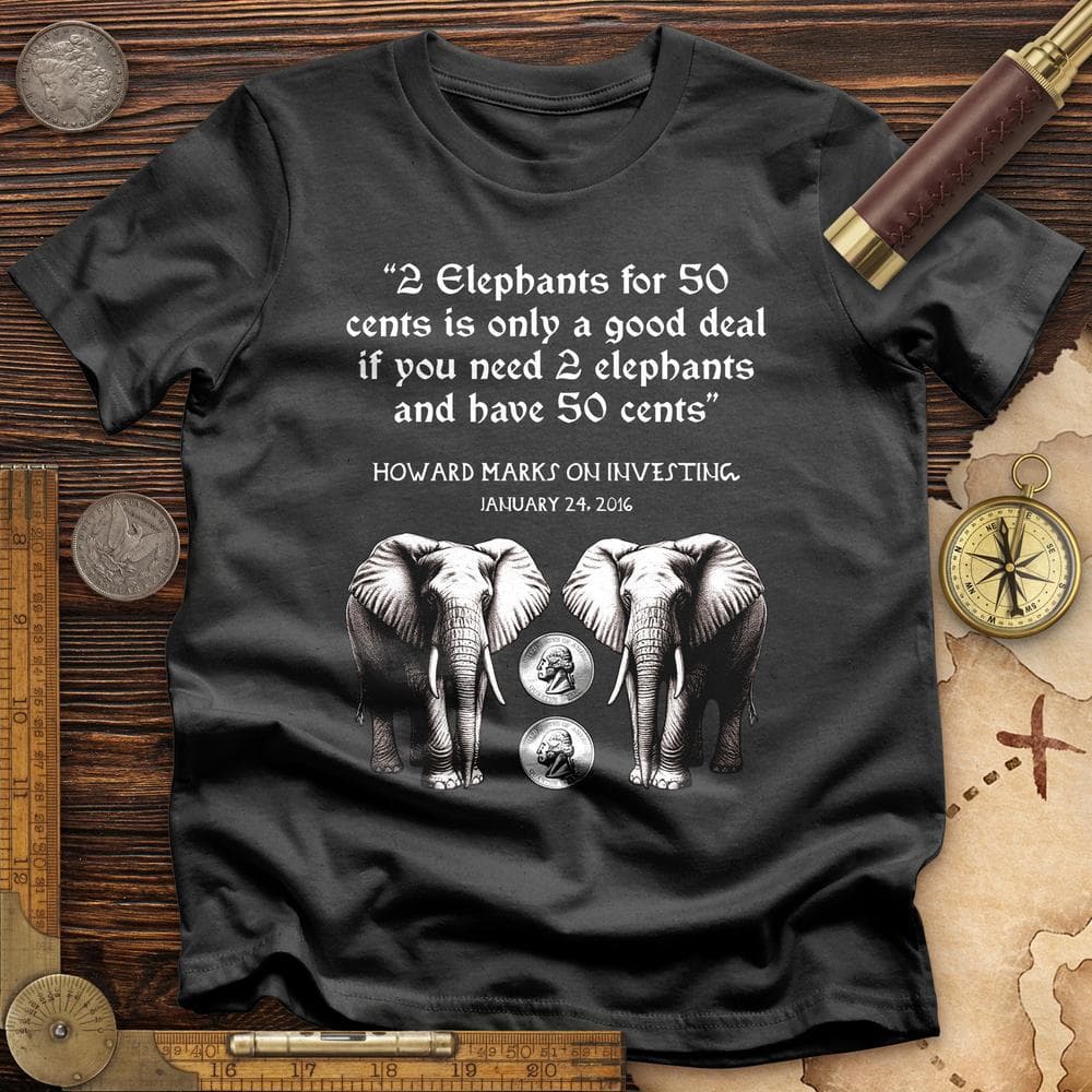 2 Elephants for 50 Cents T-Shirt