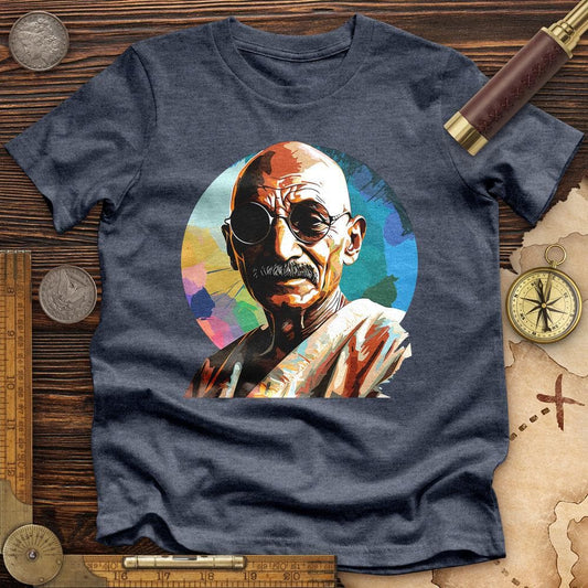 Colorful Ghandi Premium QualityTee