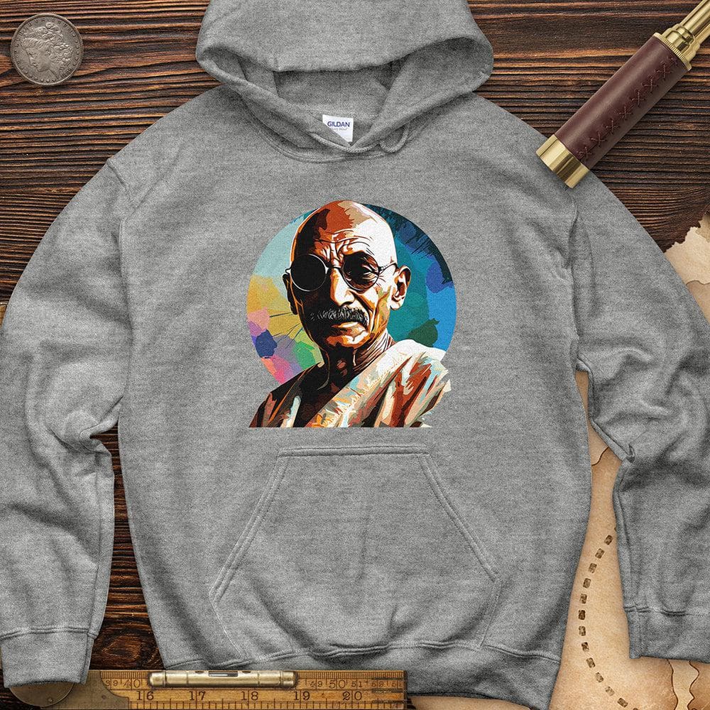 Colorful Ghandi Hoodie