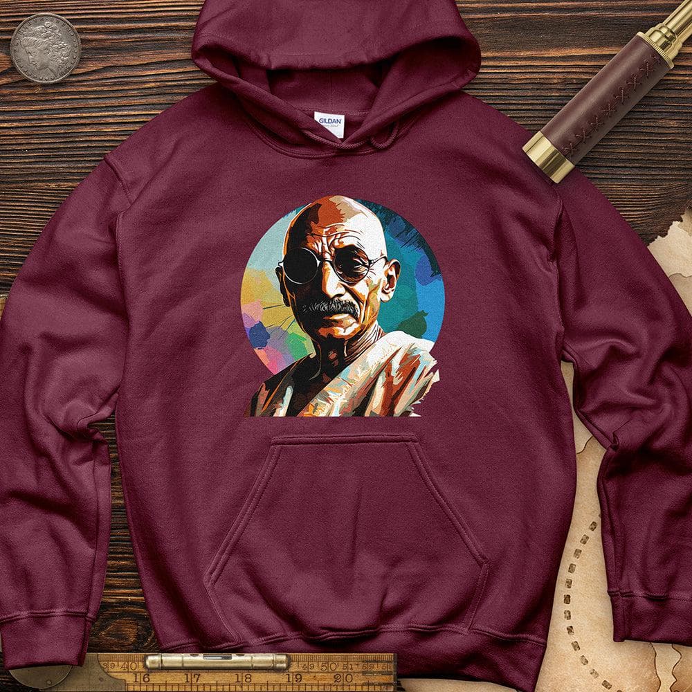Colorful Ghandi Hoodie