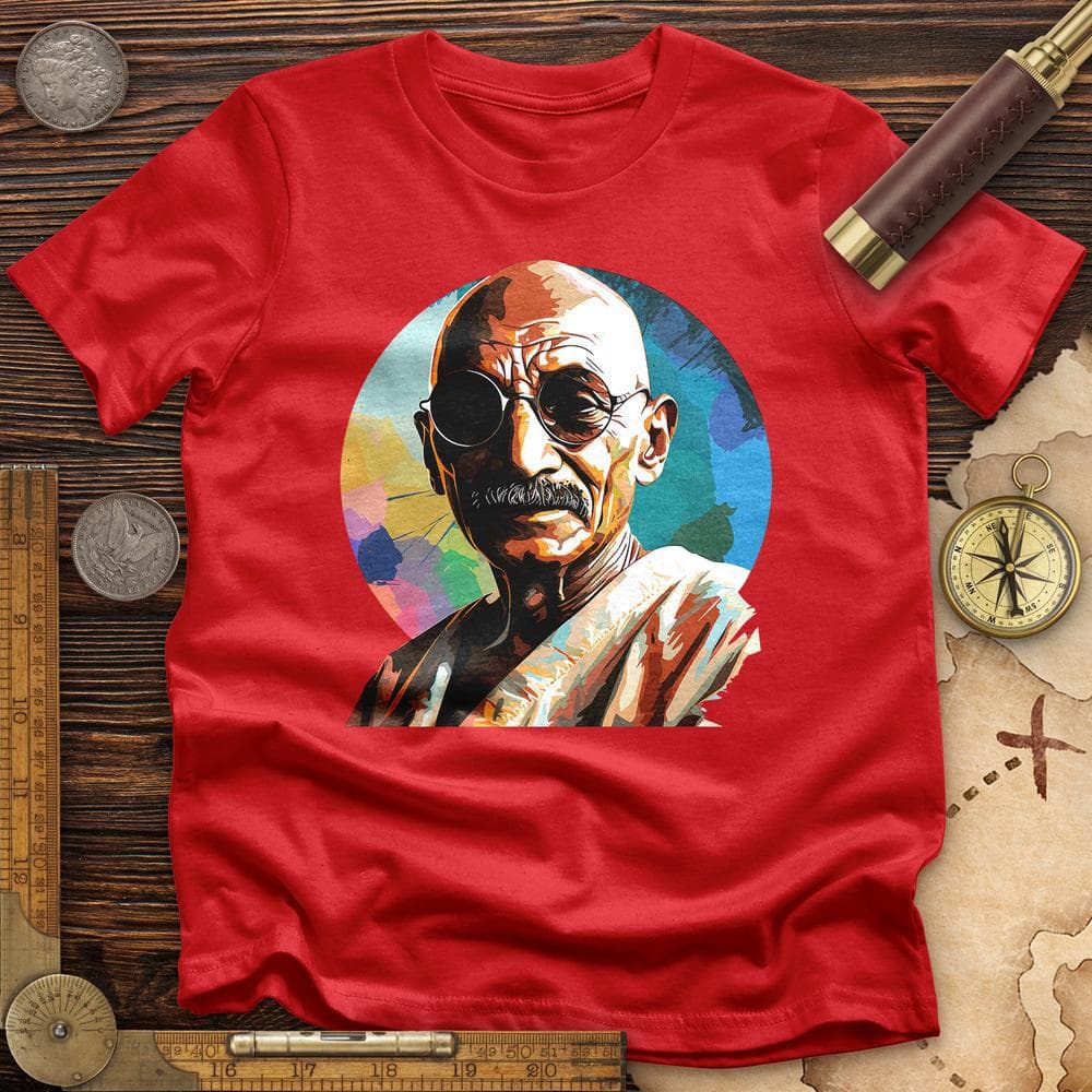 Colorful Ghandi T-Shirt