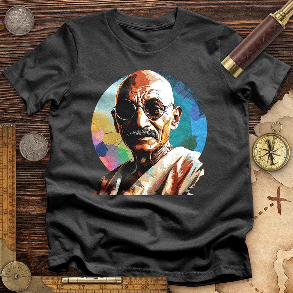 Colorful Ghandi T-Shirt
