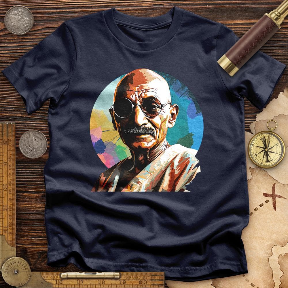 Colorful Ghandi T-Shirt