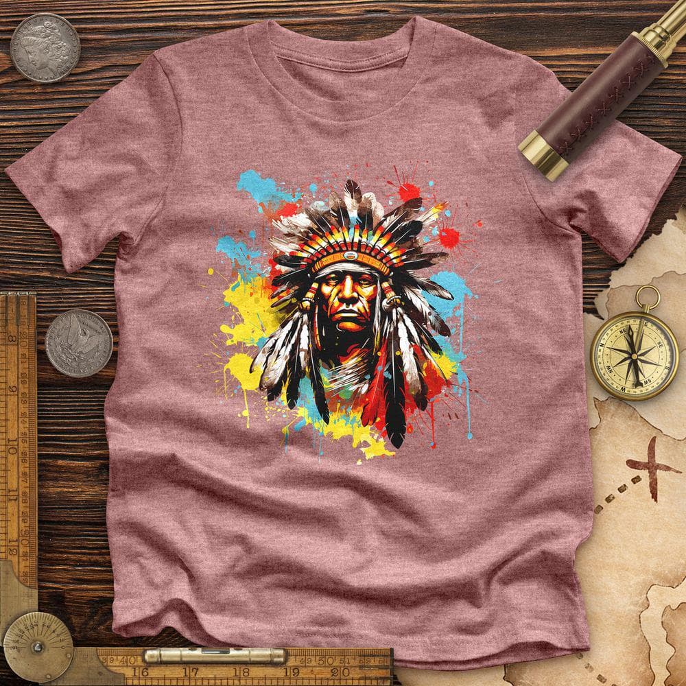 Native American Chief Premium Quality Tee