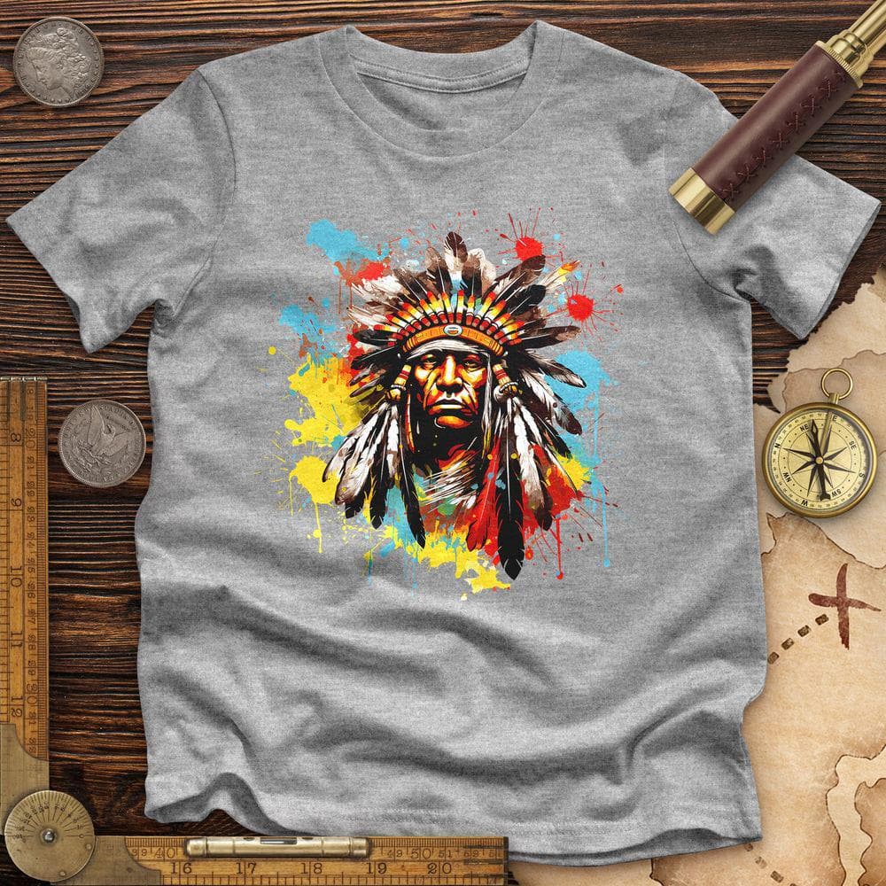 Native American Chief Premium Quality Tee