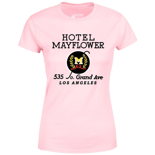 Hotel Mayflower - Los Angeles, CA - Vintage Hotel - Women's T-Shirt
