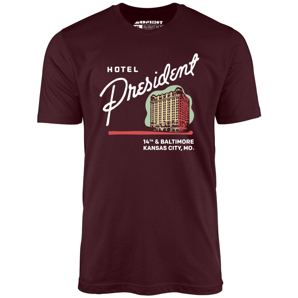 Hotel President - Kansas City, MO - Vintage Hotel - Unisex T-Shirt
