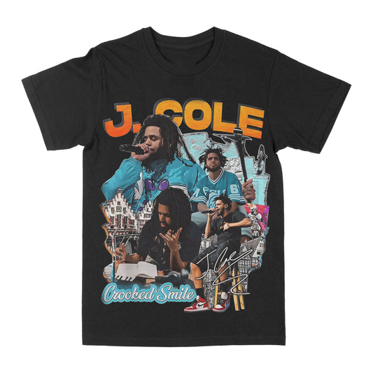 J. Cole "Crooked Smile" Graphic Tee Style001