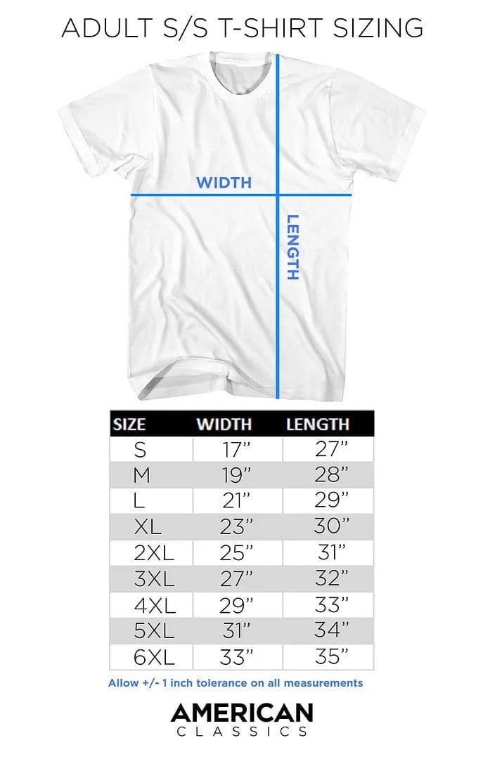 Jaws Black Logo White Unisex T-Shirt